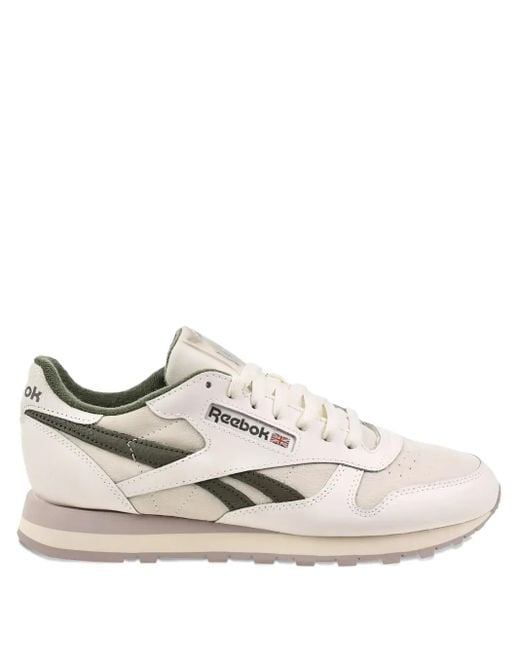 Reebok White Classic Leather Sneakers