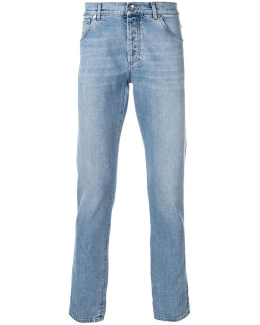 Brunello Cucinelli Denim Skinny Low Rise Jeans in Blue for Men - Lyst
