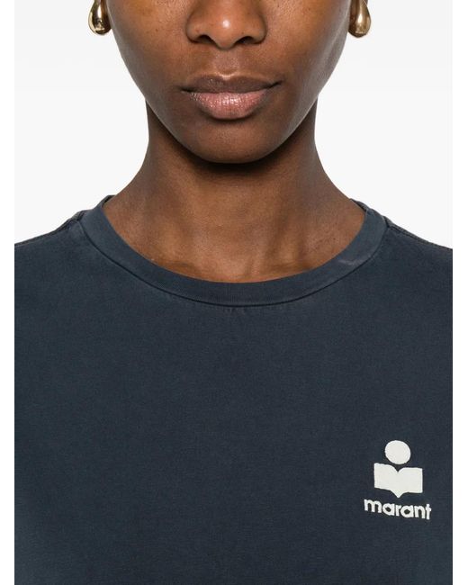 Isabel Marant Blue Aby Cotton T-Shirt