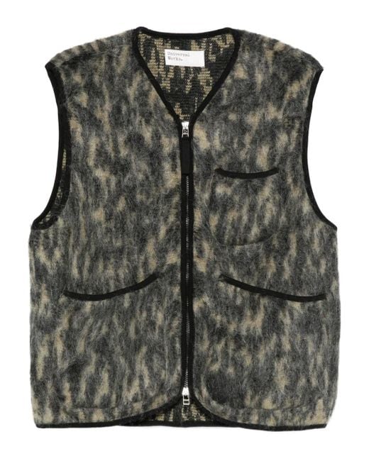 メンズ Universal Works ジップアップ ジャケット Gray