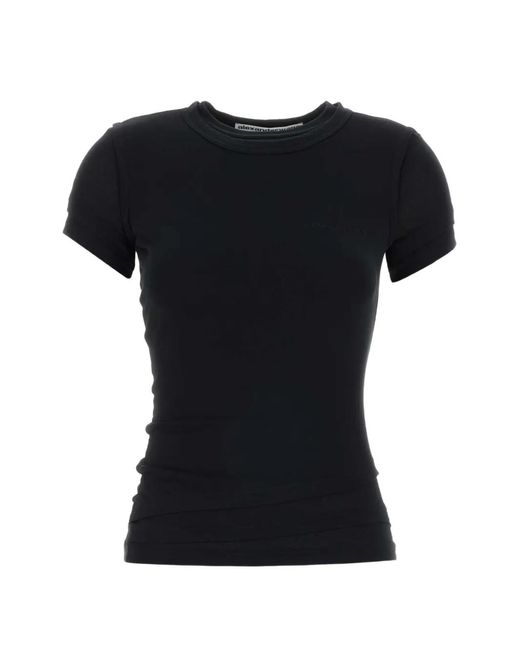 Alexander Wang Black Crew-Neck T-Shirt