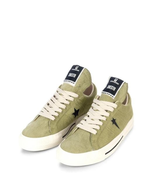 Rick Owens Metallic X Converse One Star Pro Sneakers