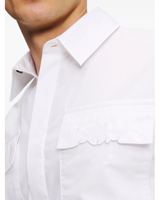 メンズ Karl Lagerfeld Signature シャツ White