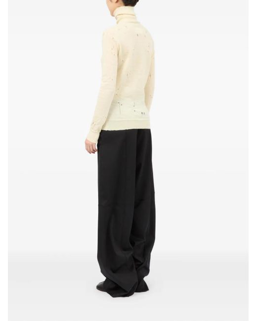 MM6 by Maison Martin Margiela Numbers-motif Sweater White