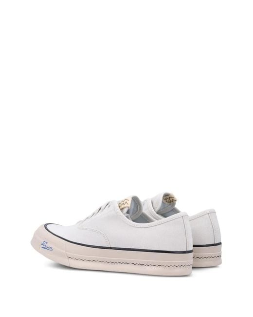 Visvim White Logan Sneakers for men