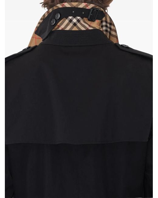 メンズ Burberry ダブルブレスト トレンチコート Black