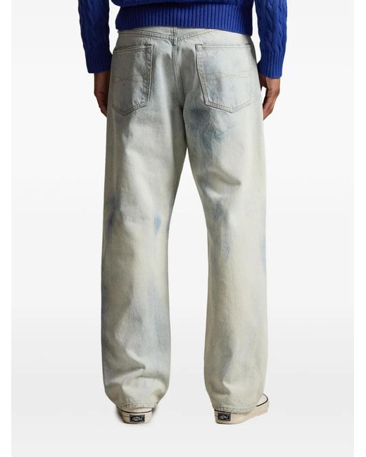 Polo Ralph Lauren Blue Distressed Jeans for men