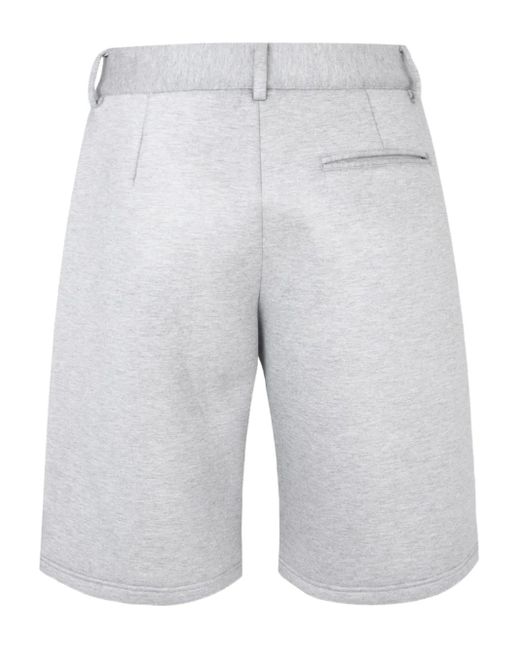 MSGM Gray Belt Loops Shorts for men