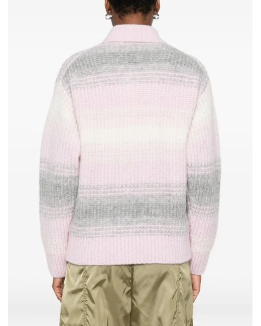 Cárdigan a rayas KENZO de color Pink