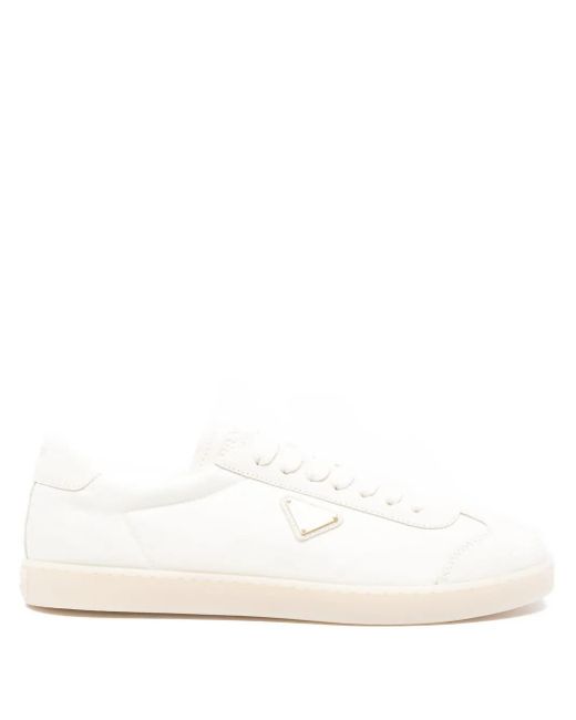 Prada White Lane Sneakers for men