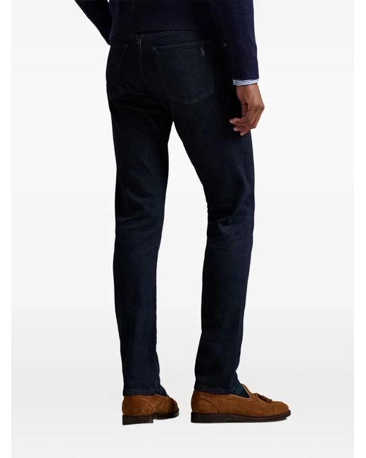 Polo Ralph Lauren Blue Five-Pocket Denim Jeans for men