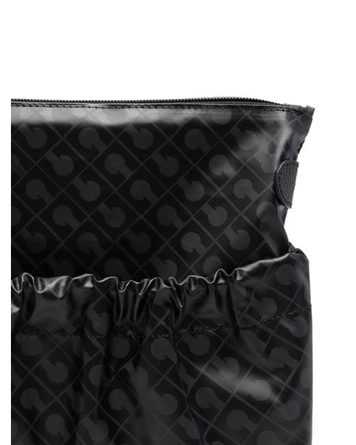 Gherardini Black Monogram-Print Cross Body Bag
