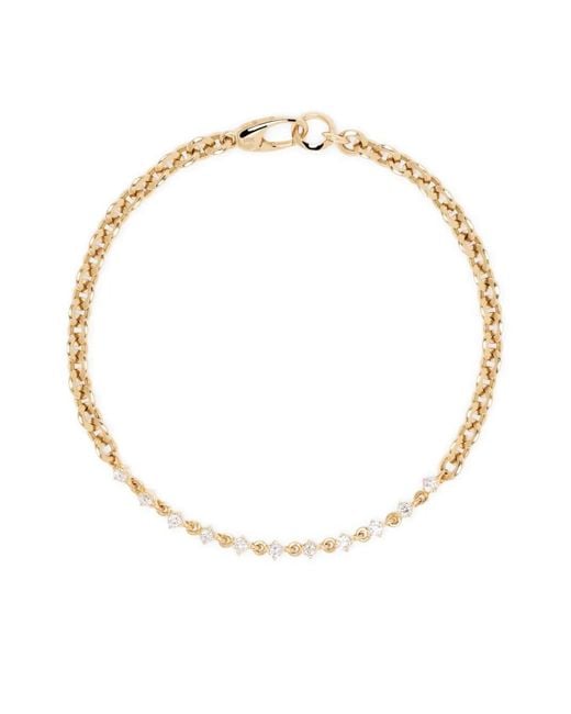 Lizzie Mandler White 18Kt Éclat Diamond Micro Chain Bracelet