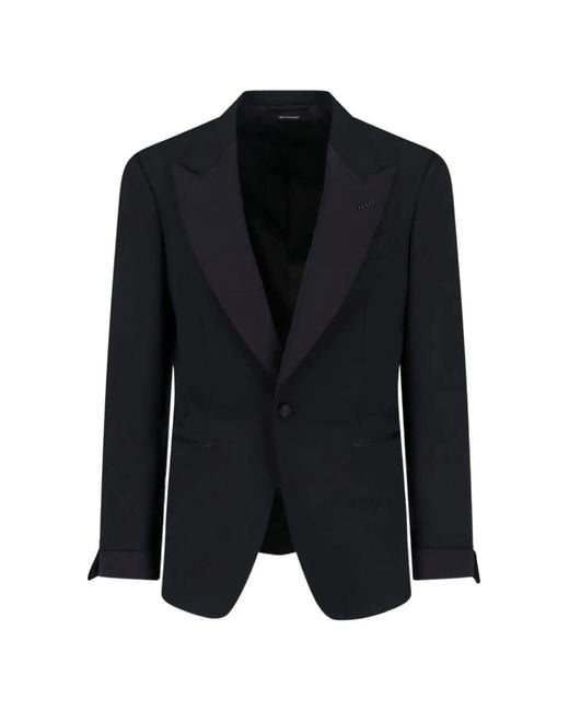 Tom Ford Black Jackets Wool for men
