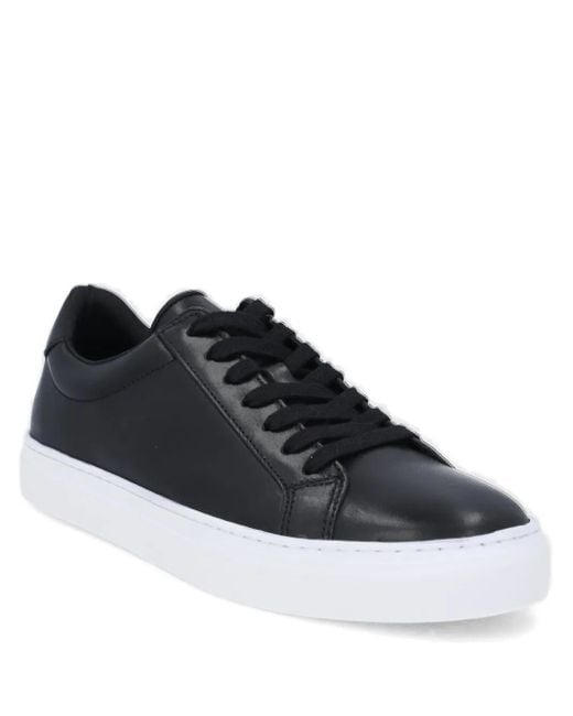 Vagabond Black Leather Sneakers for men