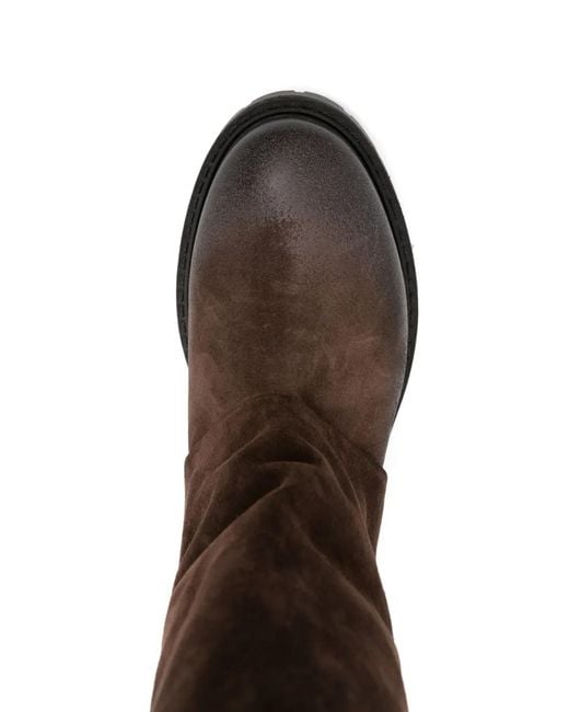 METISSE Brown 40Mm Slouch Knee-High Boots