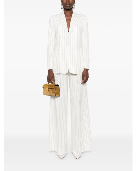 Max Mara White Jadi Blazer