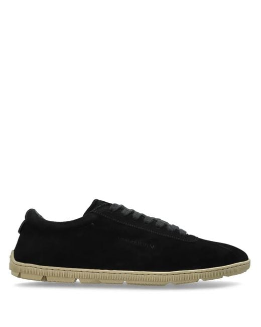 Giorgio Armani Black Suede Sneakers for men