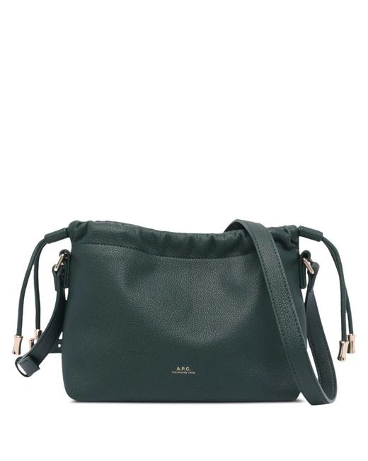 Borsa Ninon Mini Con Coulisse di A.P.C. in Green