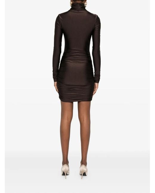 ANDAMANE Black Kleid mit Rollkragen