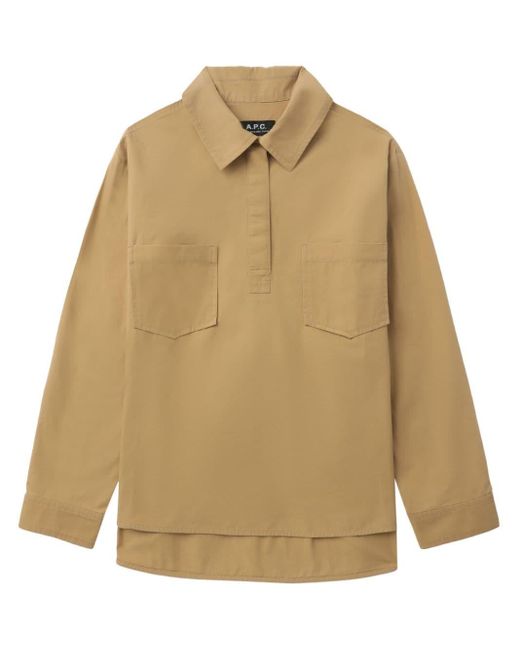 A.P.C. Natural Chelsea Hemd