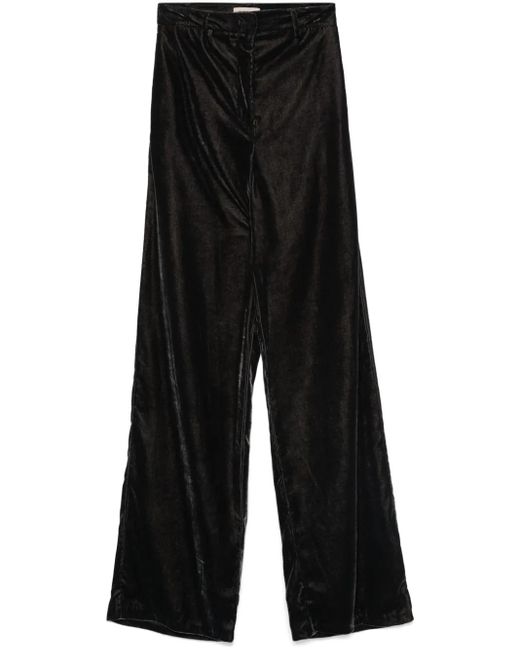 Pantalones con bolsillos Blanca Vita de color Black