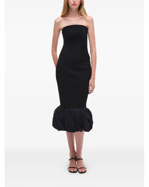 Jonathan Simkhai Strapless Top in het Black