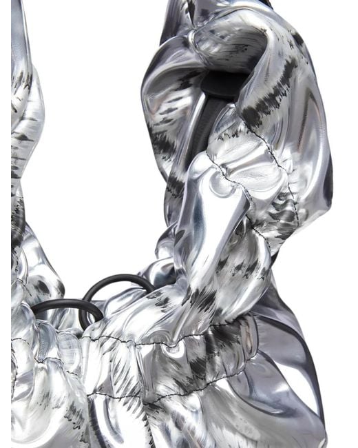Innerraum White Sac Porté Épaule À Effet Métallisé for men