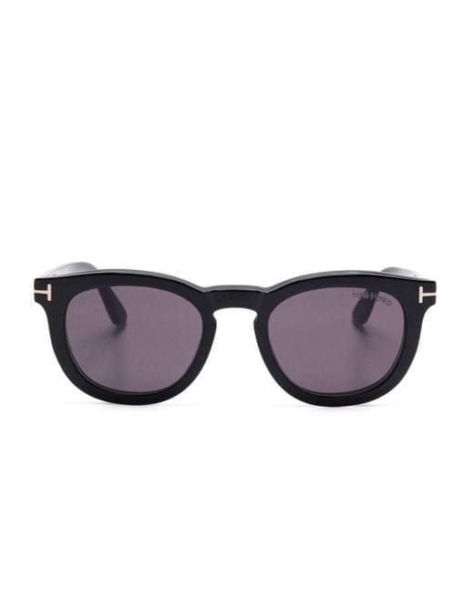 Tom Ford Black Square-Frame Glasses