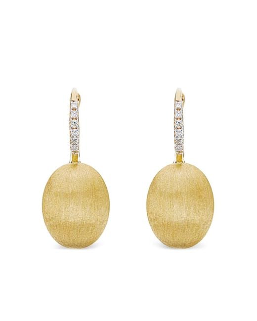 Nanis Metallic 18K Ciliegine Diamond Earrings