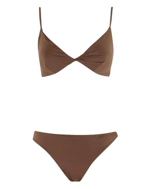 FEDERICA TOSI Torcion ツイスト ビキニ Brown