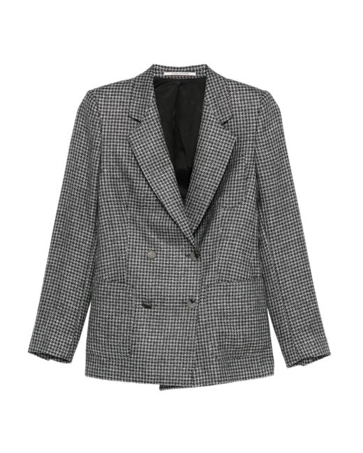 Tagliatore Blazer Met Pied-De-Poule Print in het Gray