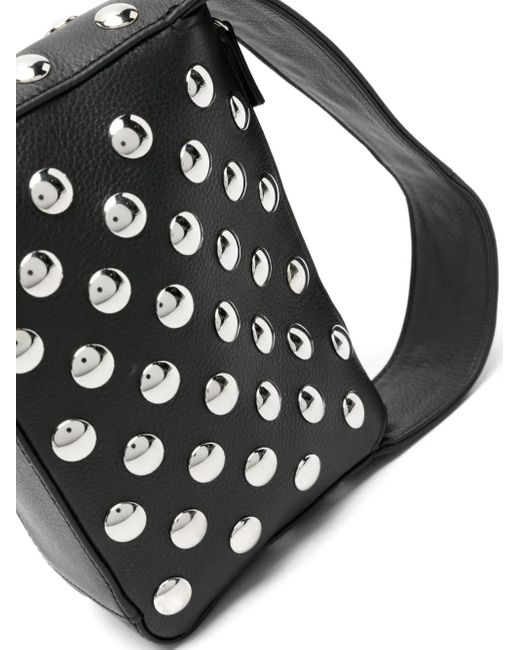 Khaite Black Small Elena Leather Tote Bag