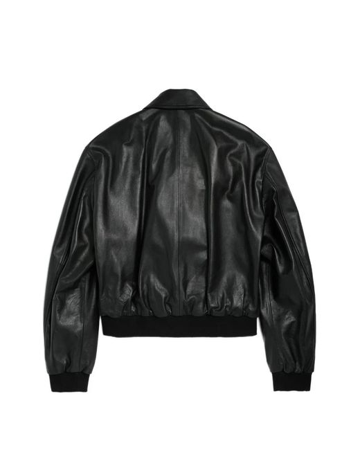 Balenciaga Black Collared Jacket for men