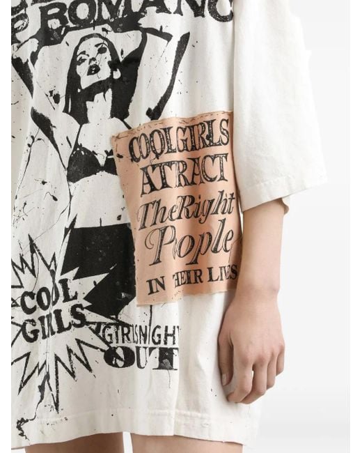 Dolce & Gabbana White Graphic-print T-shirt