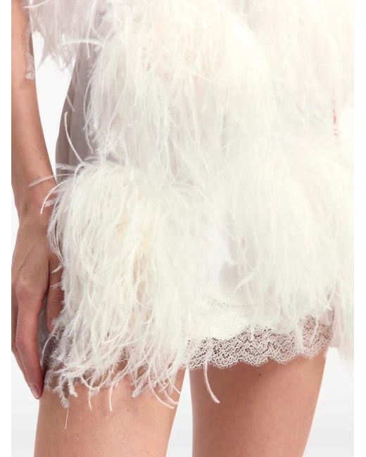 16Arlington White Polly Mini Dress
