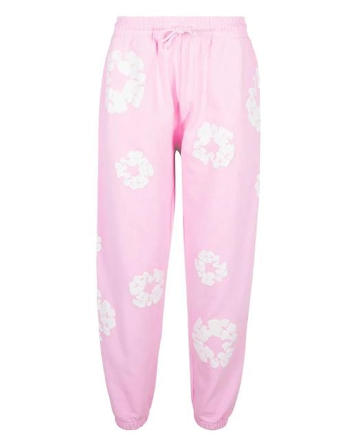 DENIM TEARS The Cotton Wreath "Powder Pink" Jogginghose für Herren