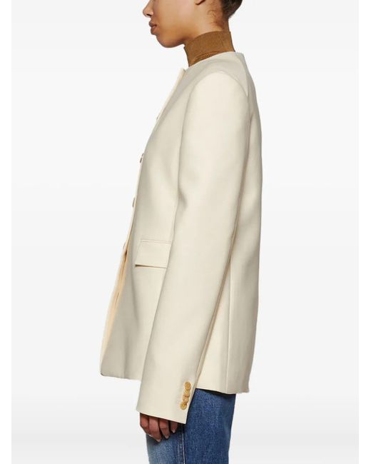 Khaite Natural Jameson Button Jacket