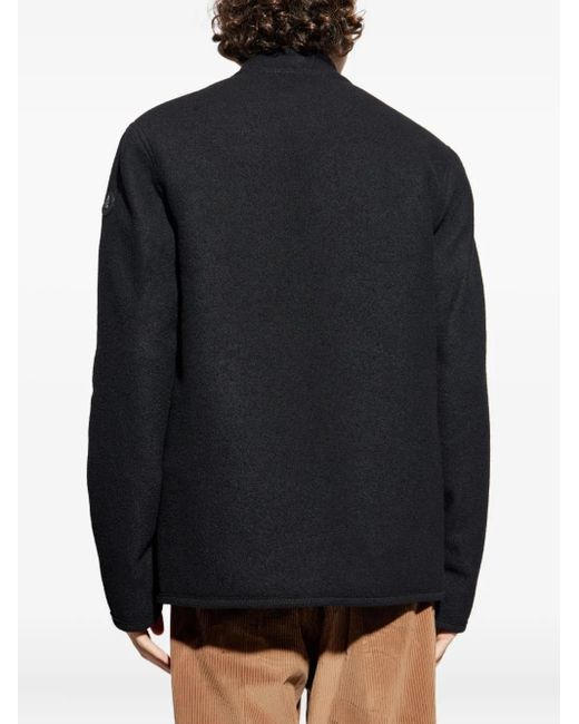 Moncler Hemdjacke mit geknöpfter Tasche in Blue für Herren