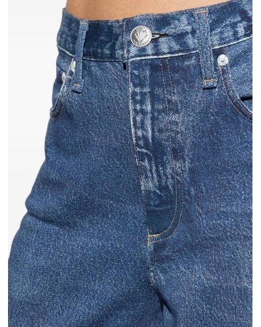 Rag & Bone Blue Button Jeans