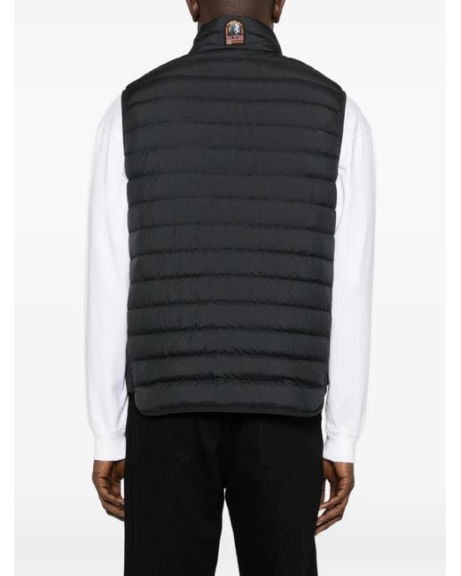 Parajumpers Black Puffer Gilet for men
