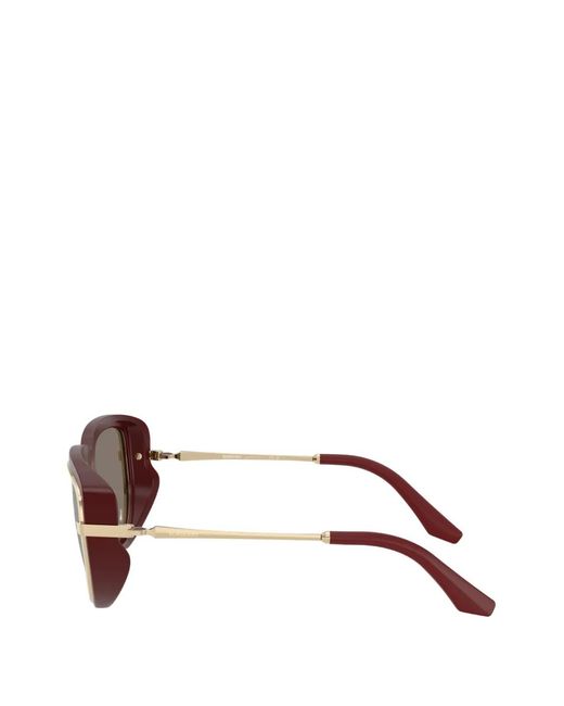 Burberry Gray Pilot-Frame Sunglasses