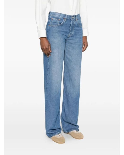 Dondup Blue Jean À Coupe Cinq Poches