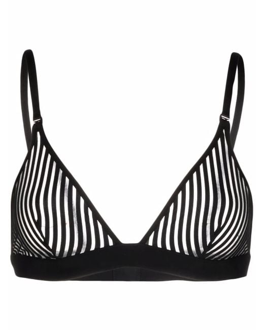 Maison Close Black Soutien-Gorge Triangle Bra