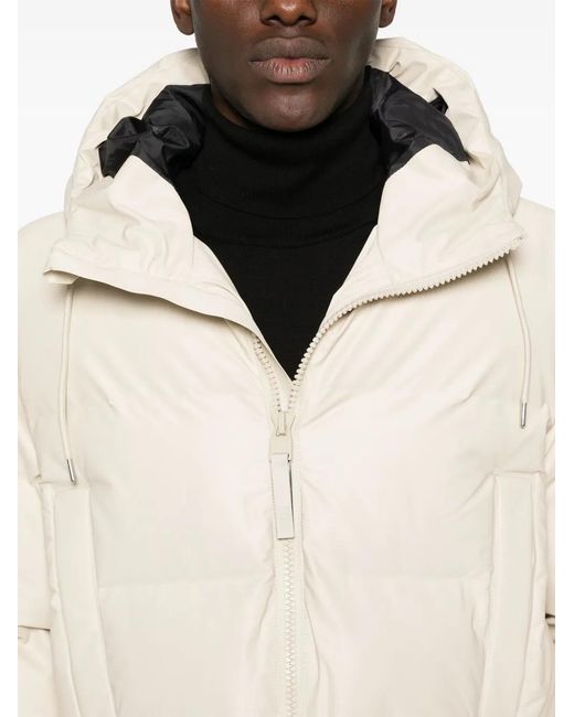 Rains Natural Waterproof Padded Unisex Parka Coat