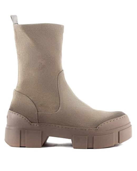 Vic Matié V14 Roccia-stretch アンクルブーツ Brown