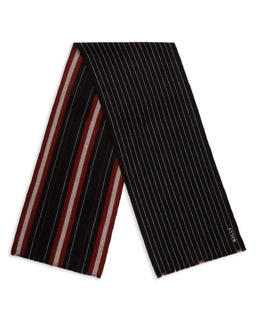 Sciarpa A Righe di Bally in Black da Uomo