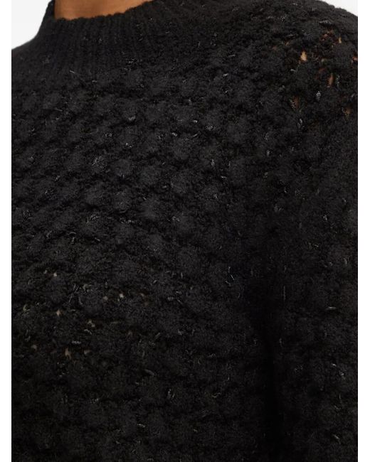 Silvian Heach Black Round-Neck Sweater