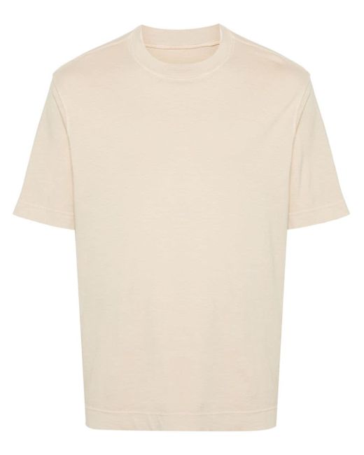T-shirt en coton à col rond Circolo 1901 pour homme en coloris Natural
