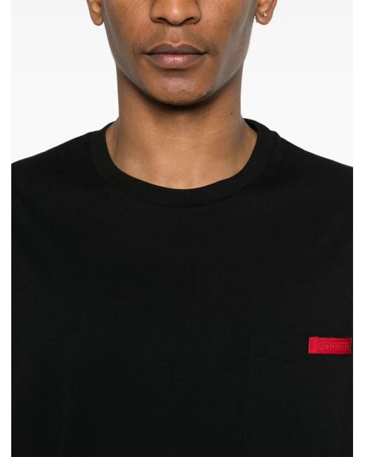 Ferrari T-Shirt Mit Aufgesetzter Tasche in Black für Herren